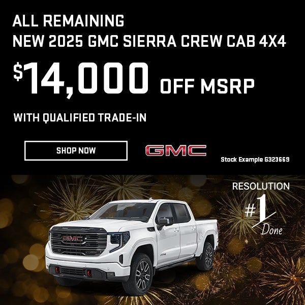All Remaining New 2025 GMC Sierra Crew Cab 4X4
