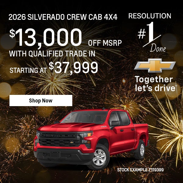 2026 Silverado Crew Cab 4X4